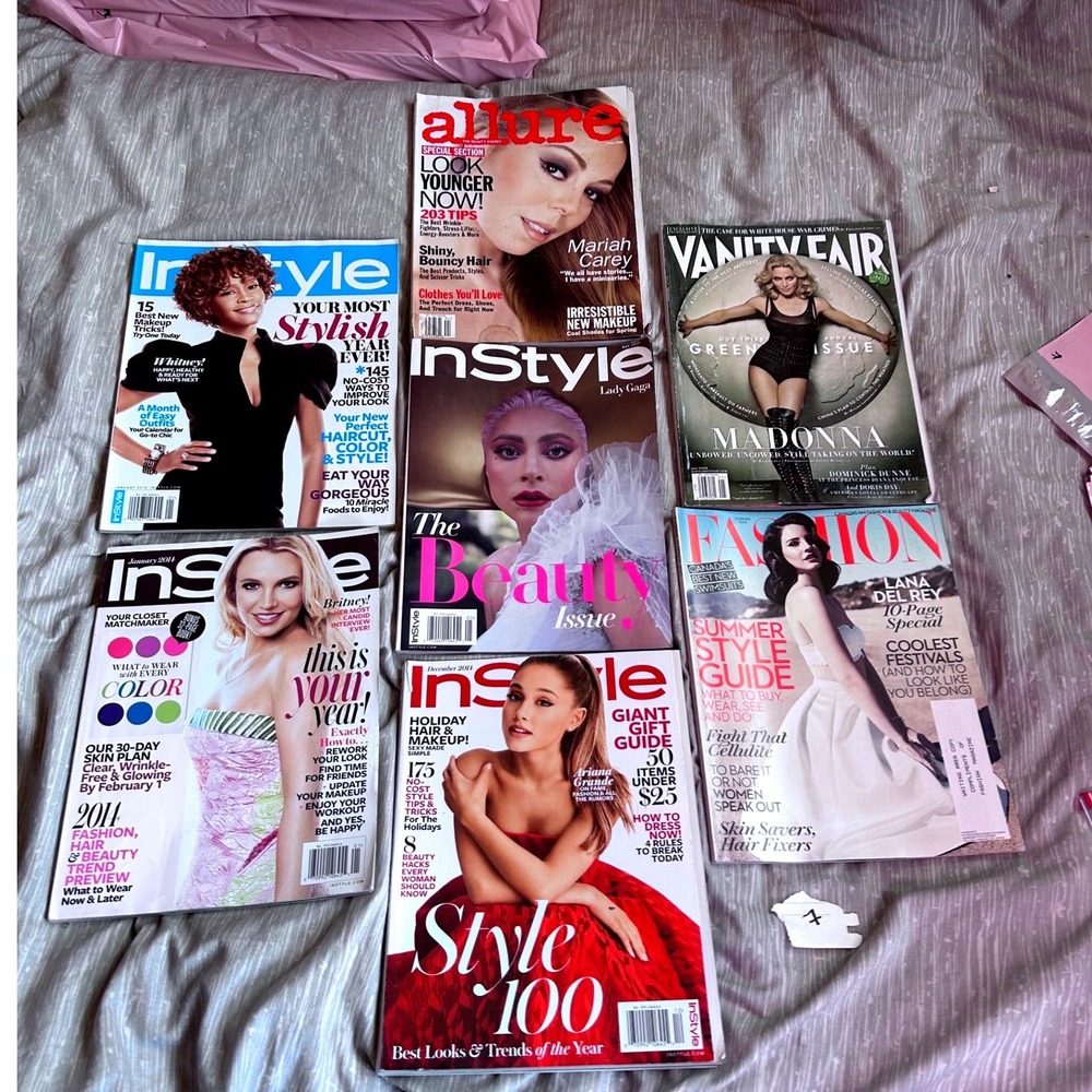 Lot 7 Diva Magazine Whitney Houston Maria Carey Madonna Gaga Britney Lana Ariana